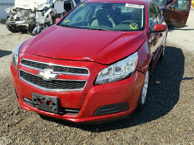 1G11D5SR3DF162427 - 2013 CHEVROLET MALIBU 1LT RED photo 9