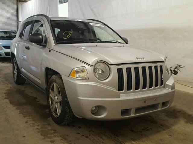 1J8FF47W57D199147 - 2007 JEEP COMPASS SILVER photo 1