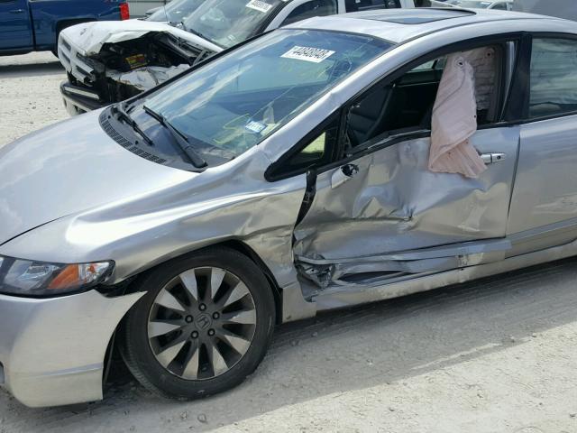 2HGFA1F93BH521524 - 2011 HONDA CIVIC EXL 银色 照片 9