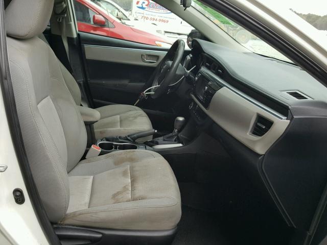 5YFBPRHE5EP004955 - 2014 TOYOTA COROLLA EC 白色 照片 5