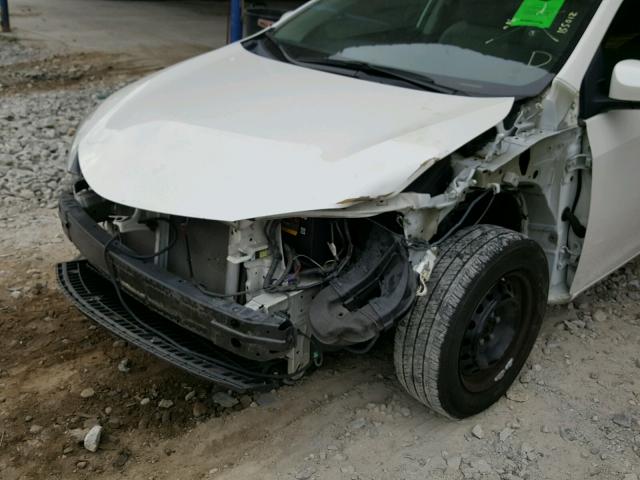 5YFBPRHE5EP004955 - 2014 TOYOTA COROLLA EC 白色 照片 9