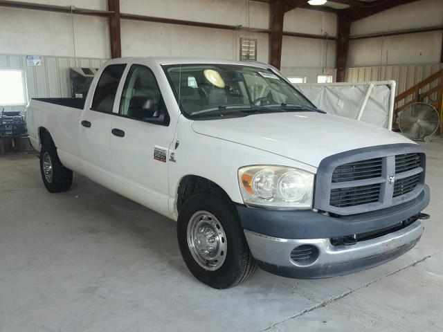 3D7KR28AX7G843609 - 2007 DODGE RAM 2500 S თეთრი ფოტო 1