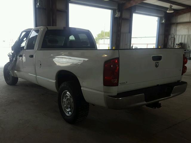 3D7KR28AX7G843609 - 2007 DODGE RAM 2500 S თეთრი ფოტო 3