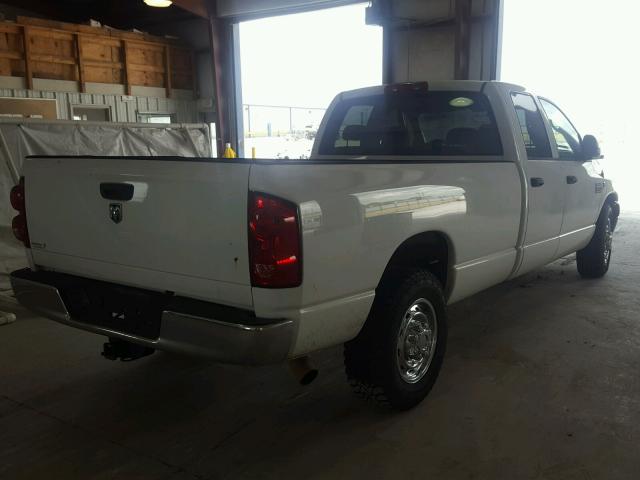 3D7KR28AX7G843609 - 2007 DODGE RAM 2500 S თეთრი ფოტო 4