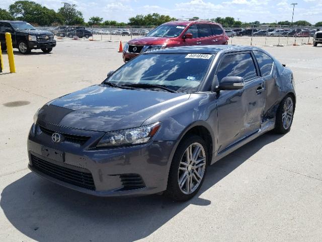 JTKJF5C78D3046309 - 2013 TOYOTA SCION TC 灰色 照片 2