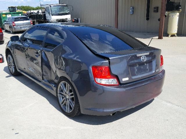 JTKJF5C78D3046309 - 2013 TOYOTA SCION TC 灰色 照片 3