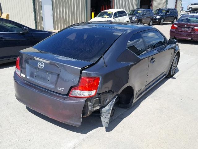 JTKJF5C78D3046309 - 2013 TOYOTA SCION TC 灰色 照片 4