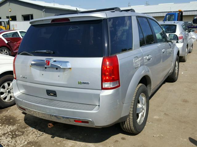 5GZCZ33Z47S873200 - 2007 SATURN VUE HYBRID SILVER photo 4