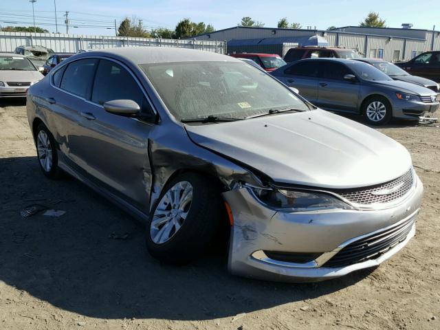 1C3CCCAB1FN577383 - 2015 CHRYSLER 200 LIMITE SILVER photo 1