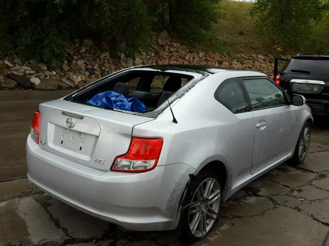 JTKJF5C75B3001471 - 2011 TOYOTA SCION TC 银色 照片 4