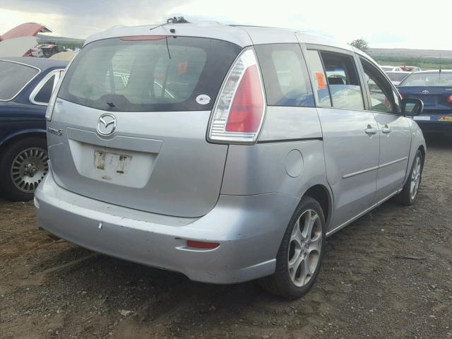 JM1CR293X80315394 - 2008 MAZDA 5 SILVER photo 4