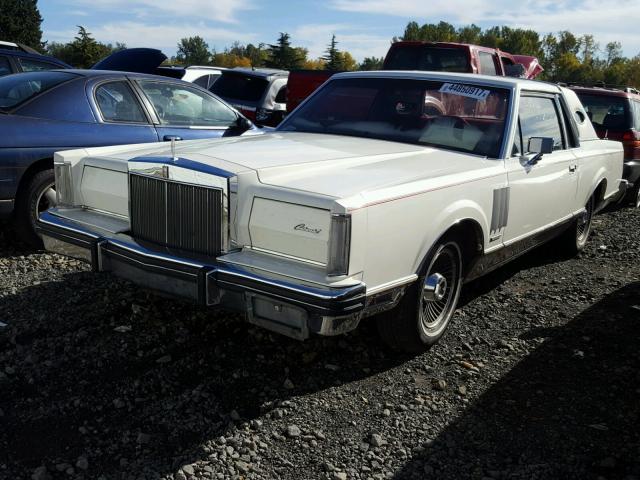 1MRBP95F8CY672011 - 1982 LINCOLN MARK VI WHITE photo 2