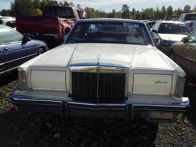 1MRBP95F8CY672011 - 1982 LINCOLN MARK VI WHITE photo 9