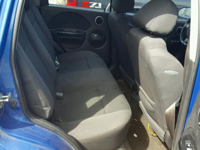 KL1TD66698B032727 - 2008 CHEVROLET AVEO BASE Niebieski zdjęcie 6