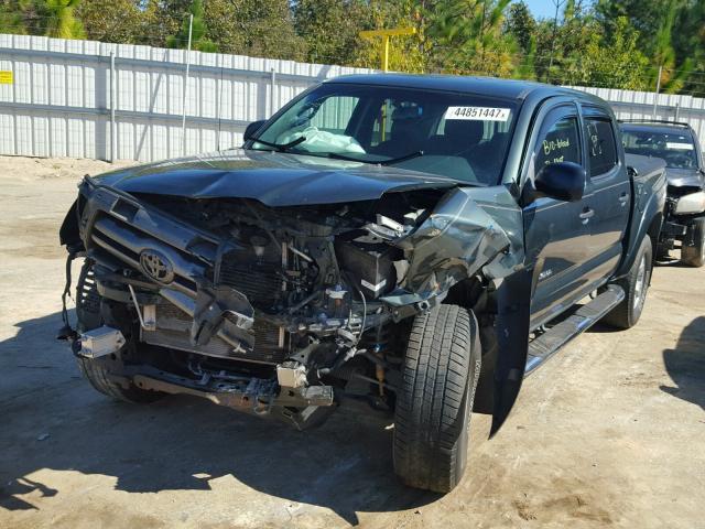 3TMJU62NX9M089137 - 2009 TOYOTA TACOMA GREEN photo 2