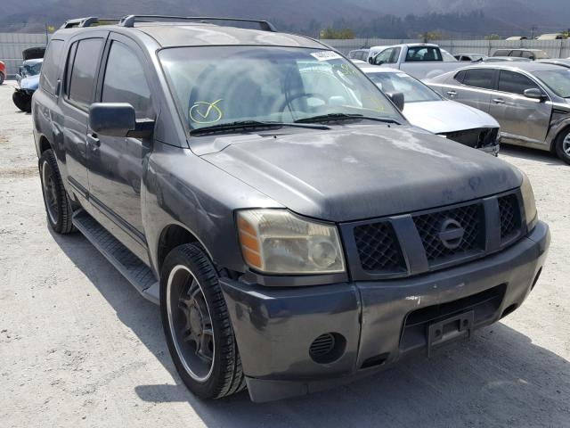 5N1AA08A34N711338 - 2004 NISSAN ARMADA SE CHARCOAL photo 1