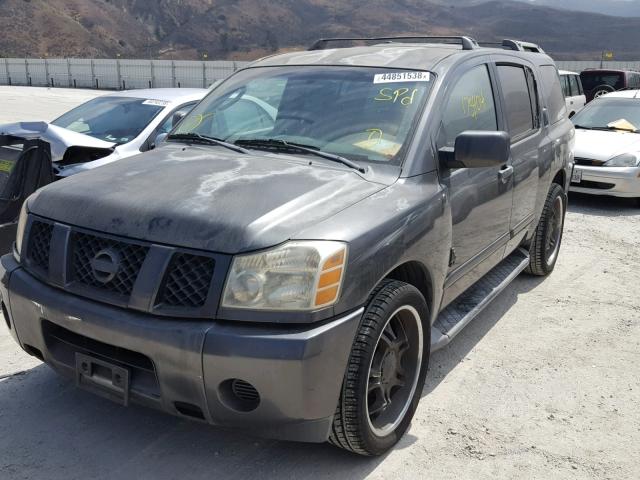 5N1AA08A34N711338 - 2004 NISSAN ARMADA SE CHARCOAL photo 2