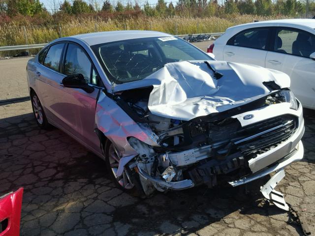 3FA6P0H73HR341790 - 2017 FORD FUSION SE SILVER photo 1