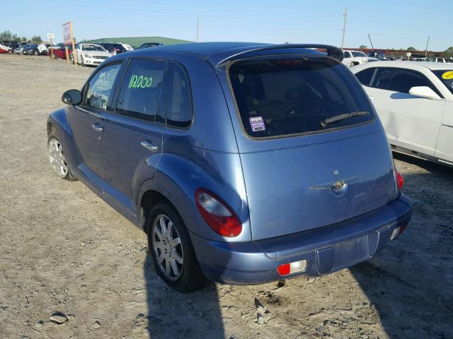 3A4FY58B47T525639 - 2007 CHRYSLER PT CRUISER BLUE photo 3