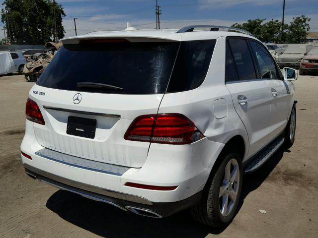 4JGDA5JB1JB010646 - 2018 MERCEDES-BENZ GLE 350 WHITE photo 4