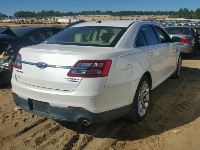 1FAHP2F88DG194772 - 2013 FORD TAURUS LIM WHITE photo 4