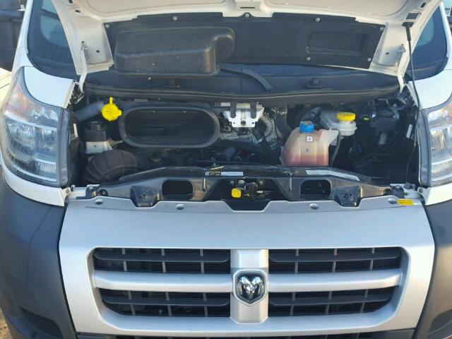 3C6TRVDG2FE506444 - 2015 RAM PROMASTER WHITE photo 7