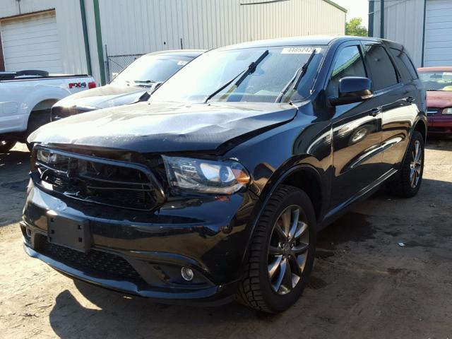 1C4RDJDG1FC947337 - 2015 DODGE DURANGO LI BLACK photo 2