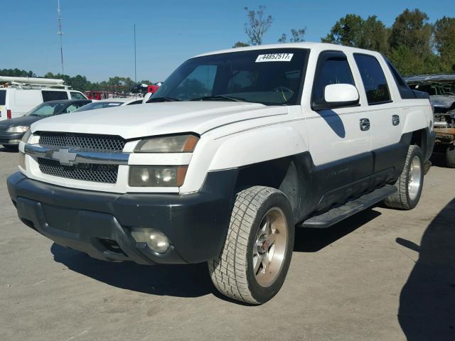 3GNEC13T72G177367 - 2002 CHEVROLET AVALANCHE WHITE photo 2