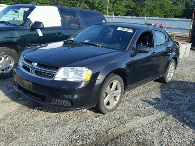 1B3BD1FB9BN574065 - 2011 DODGE AVENGER MA BLACK photo 2