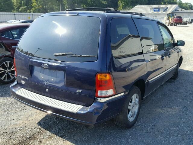 2FMZA524X1BB95179 - 2001 FORD WINDSTAR S BLUE photo 4