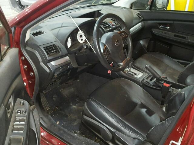 JF1GPAH67DH855834 - 2013 SUBARU IMPREZA LI RED photo 9