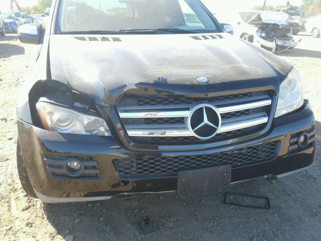 4JGBF71E09A513164 - 2009 MERCEDES-BENZ GL 450 4MA BLACK photo 9