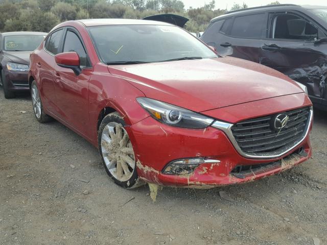 JM1BN1W31H1132417 - 2017 MAZDA 3 GRAND TO RED photo 1