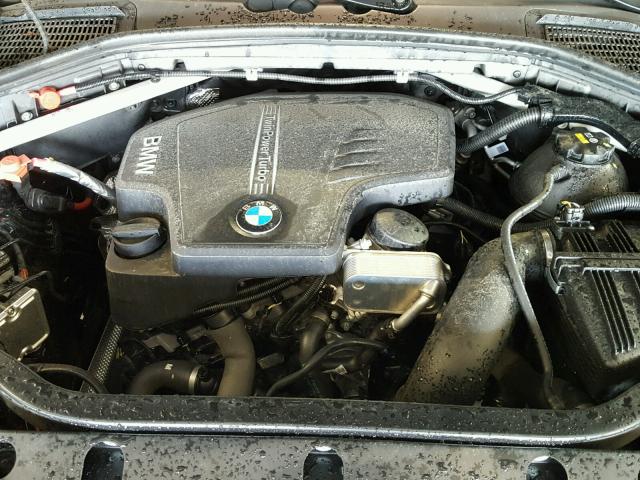 5UXWX9C50H0T03503 - 2017 BMW X3 BLACK photo 7