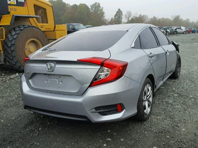 19XFC2F53HE019077 - 2017 HONDA CIVIC LX GRAY photo 4