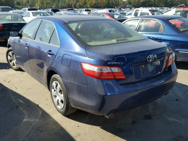 4T1BK46K97U011581 - 2007 TOYOTA CAMRY NEW BLUE photo 3