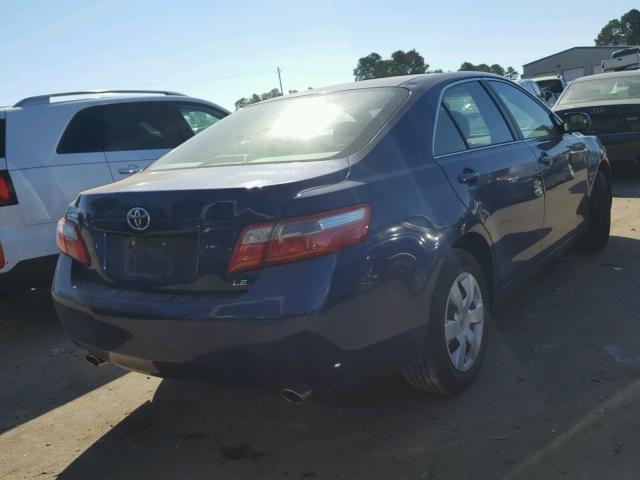 4T1BK46K97U011581 - 2007 TOYOTA CAMRY NEW BLUE photo 4