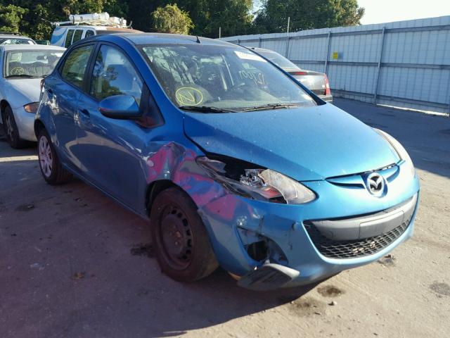 JM1DE1KY6C0142482 - 2012 MAZDA MAZDA2 BLUE photo 1