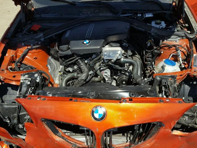 WBA1F9C57FV544132 - 2015 BMW 228 I ORANGE photo 7