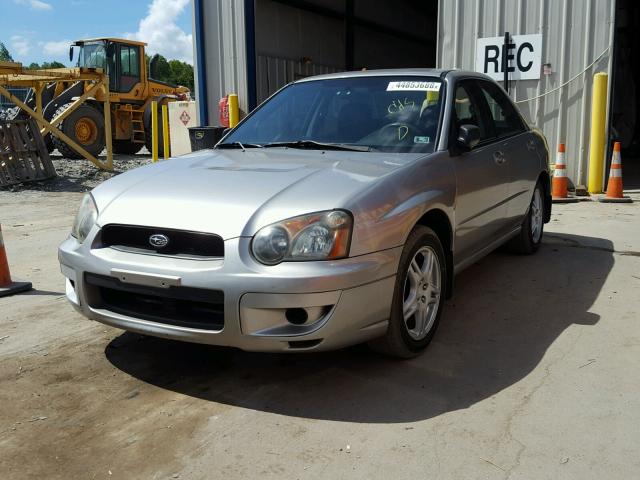 JF1GD67505H508653 - 2005 SUBARU IMPREZA RS SILVER photo 2