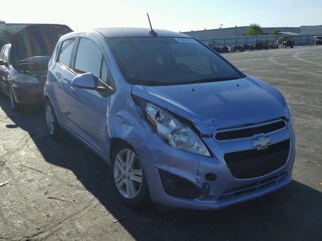 KL8CB6S97EC459742 - 2014 CHEVROLET SPARK LS BLUE photo 1