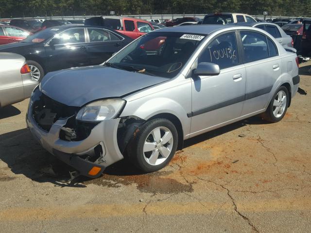 KNADE123576199051 - 2007 KIA RIO SILVER photo 2