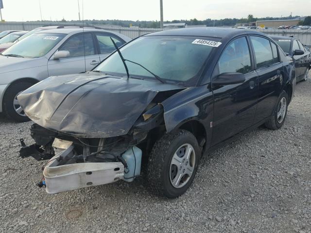1G8AF52F23Z194154 - 2003 SATURN ION LEVEL BLACK photo 2