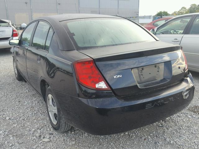 1G8AF52F23Z194154 - 2003 SATURN ION LEVEL BLACK photo 3