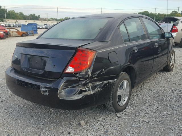 1G8AF52F23Z194154 - 2003 SATURN ION LEVEL BLACK photo 4