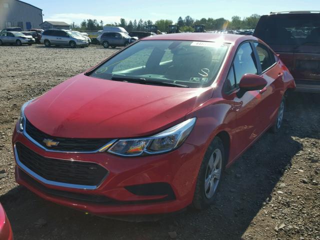 1G1BC5SM9G7293159 - 2016 CHEVROLET CRUZE LS RED photo 2