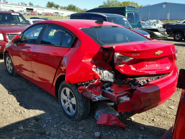 1G1BC5SM9G7293159 - 2016 CHEVROLET CRUZE LS RED photo 3