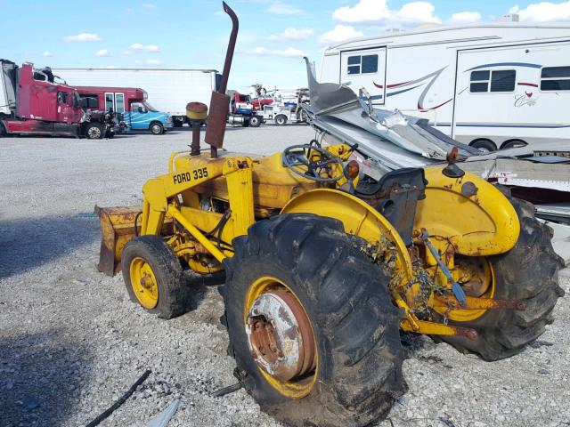 C570587 - 1978 FORD TRACTOR YELLOW photo 3