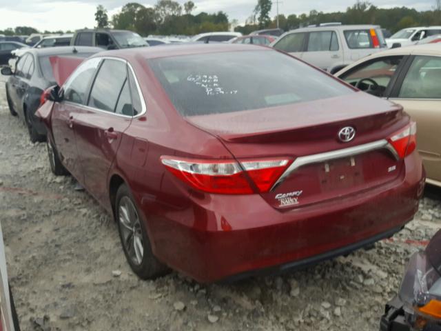 4T1BF1FK0GU542400 - 2016 TOYOTA CAMRY LE BURGUNDY photo 3