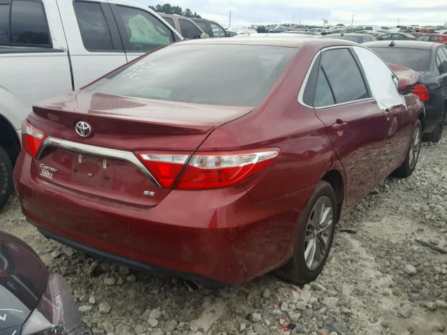 4T1BF1FK0GU542400 - 2016 TOYOTA CAMRY LE BURGUNDY photo 4